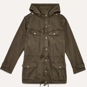 ARITZIA Trooper Jacket Olive Green XS